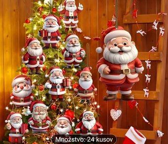 NÁDHERNÉ OZDOBY NA STROMČEK.. Ručná výroba - 7