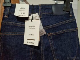 Bootcut jeansy s vysokým pásom - 7