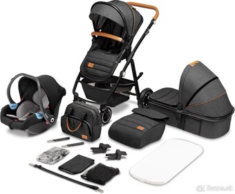 Kočík LIONELO 3-in-1 Amber Grey Graphite - 7