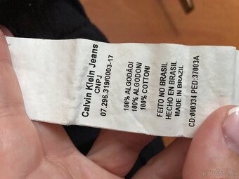 CALVIN KLEIN originál black damske tricko S/M - 7