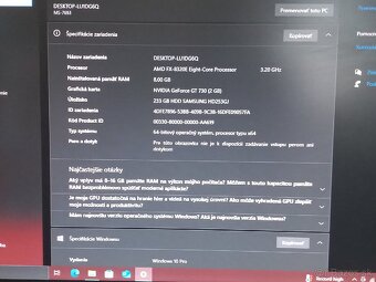 Predám stolný počítač (8 jadrový) - 7