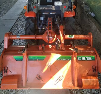Malotraktor Hinomoto CX-160 4x4 s rotovátorom - 7