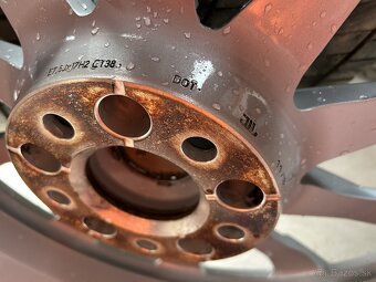 Original hlinikove disky R17 Audi A4 Michelin - 7