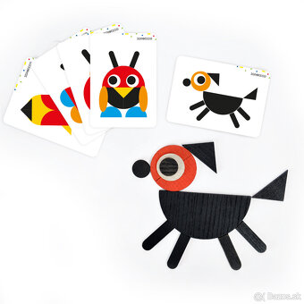 Drevená mozaika pre deti, nová, nerozbalená - 7