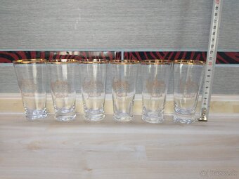 poháre Nitra, zlatá zuzana, štamperlíky, karafa - 7