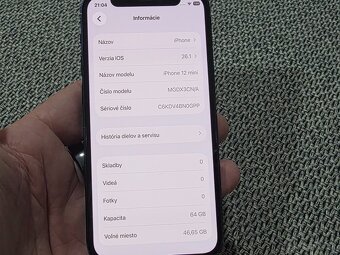 Iphone 12 mini 64GB Black - 7