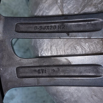 Hliníkové disky 5x112 R20 8,5J ET45 - 7