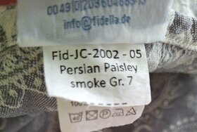 Šatka na nosenie deti:FIDELLA Persian Paisley Smoke,veľkosť - 7