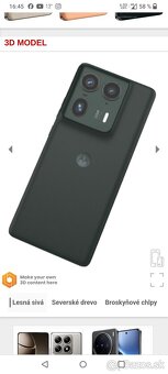 Motorola Edge 50 Ultra 5G. 16gb/1000gb. Drevo farba. - 7