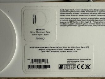 Apple Watch Series 6 40mm Silver - 7