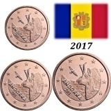 Euro centy 1+2+5 v Bankovej UNC kvalite - 7