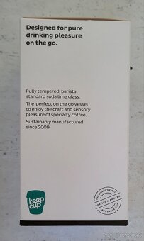 NOVÝ Hrnček KeepCup Brew Cork Black 454 ml L - 7