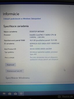 #012 - HP EliteBook 820 G2/i7 5600U/16GB/256GB SSD/W10 - 7