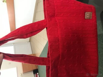 TOMMY HILFIGER originál Red shopperka - 7