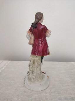 Nemecko Porcelánová soška muž značená - 7
