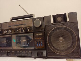 Siemens Club 877, radiomagnetofon retro kazeťák - 7