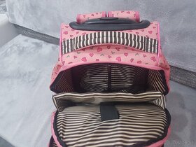 Ťahacia školská taška santoro ružová - 7