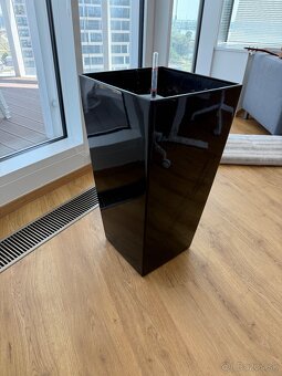 Lechuza Kvetináč čierny leskly 75x 40 cm - 7