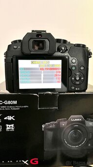 Panasonic Lumix G80 + 12-60mm objektív / TOP STAV / - 7