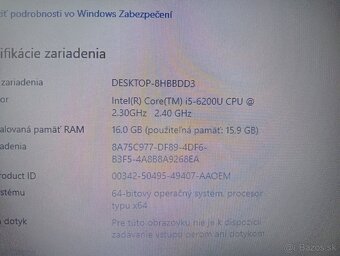 17" ntb Lenovo B71-80 / Intel core i5 / 256gb ssd / 16gb ra - 7