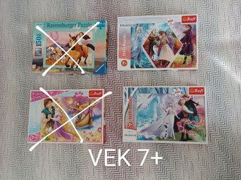 Rôzne puzzle vek 3+,4+,5+,6,7+,8+ - 7