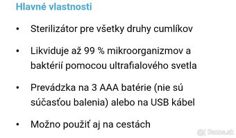 Sauvinex cestovný sterilizátor dudlíkov - 7