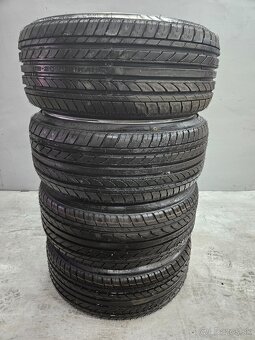 Predám alu disky Porsche 5x130 r18 + letné pneu - 7