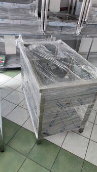 Umývacie gastro stoly, drezy a dvojdrezy s policou - 7