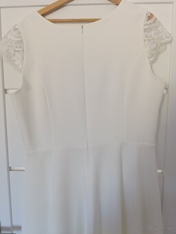 Biele svadobné šaty  48 - 7