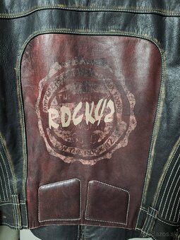 Kožená bunda zn. DIFFERENT veľ. XL - 7