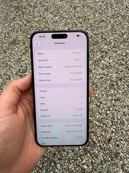 IPhone 15 pro Max 512GB - baterie 95% - 7