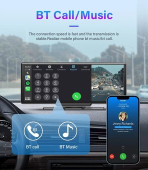 Android Auto, Apple CarPlay aj cúvacia kamera-GPS modul - 7
