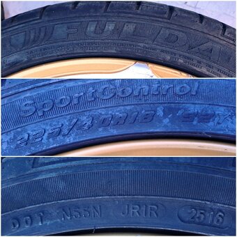 5x100 DOTZ ZLATÉ+CHRÓM Audi VW Škoda Seat Subaru 225/40 R18 - 7