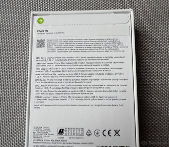 iPhone 16e 128GB Black - NOVY - 7