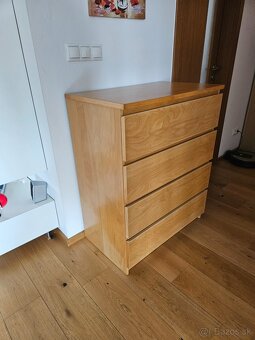 Komoda IKEA MALM - 4 zásuvky - 7