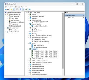 HP EliteBook 840 G4/14"FHD/i7-7500U/SSD M.2 256GB/16GB DDR4 - 7
