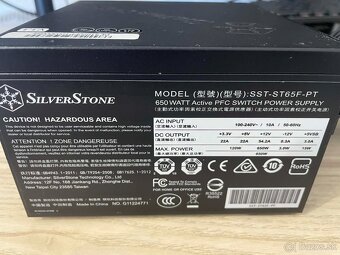 Napájací zdroj Silverstone ST65F-PT 650W, 80 Plus Platinum - 7