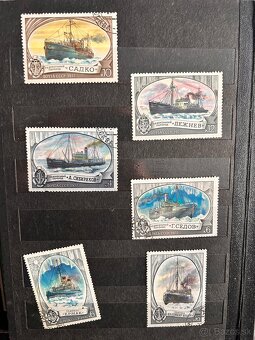 Staré zachovalé poštové známky, mince a bankovky - 7