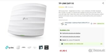 WiFi router – TP-Link Archer C20 - EAP110 / ASUS RT-AC51U / - 7