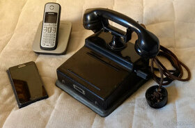 Predám originál retro telefón - 7