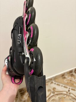 Rollerblade dámske ružové korčule ako nove - 7