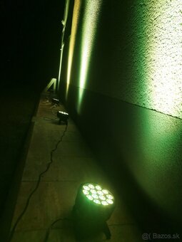 4ks led par reflektory RGBW-140W, diaľkové ovládanie - 7