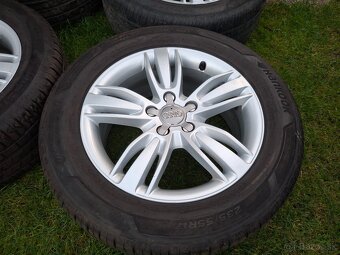 17" ALU 5x112 audi orig + letné 235/55 r17 - 7
