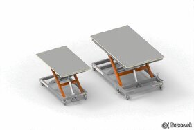 manipulačný vozík, nožnicový stôl, pracovný stôl - 7