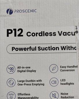 Proscenic P12 tyčový vysávač - 7