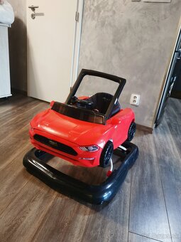 Predám detské chodítko – červené autíčko 2v1 🚗✨ - 7
