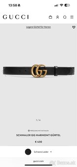 Opasok Gucci GG Marmont 105cm - 7