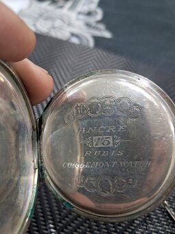 Predám staré strieborné vreckové hodinky - 7