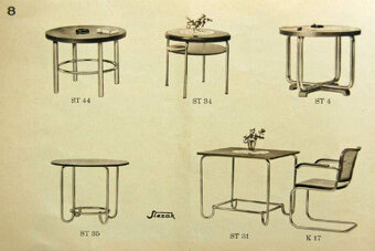 stolík funkcionalizmus,Slezák ST34 - 7