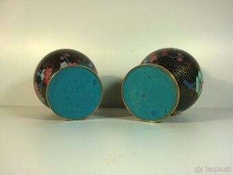 cloisonne krásny pár -vtáčik - 7